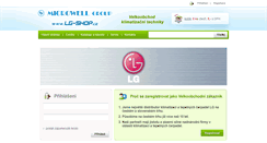 Desktop Screenshot of lg-shop.cz